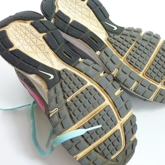 Nike Revolution Running Shoes Sneakers Size US 7.5 Gray Pink Blue - Picture 5 of 8